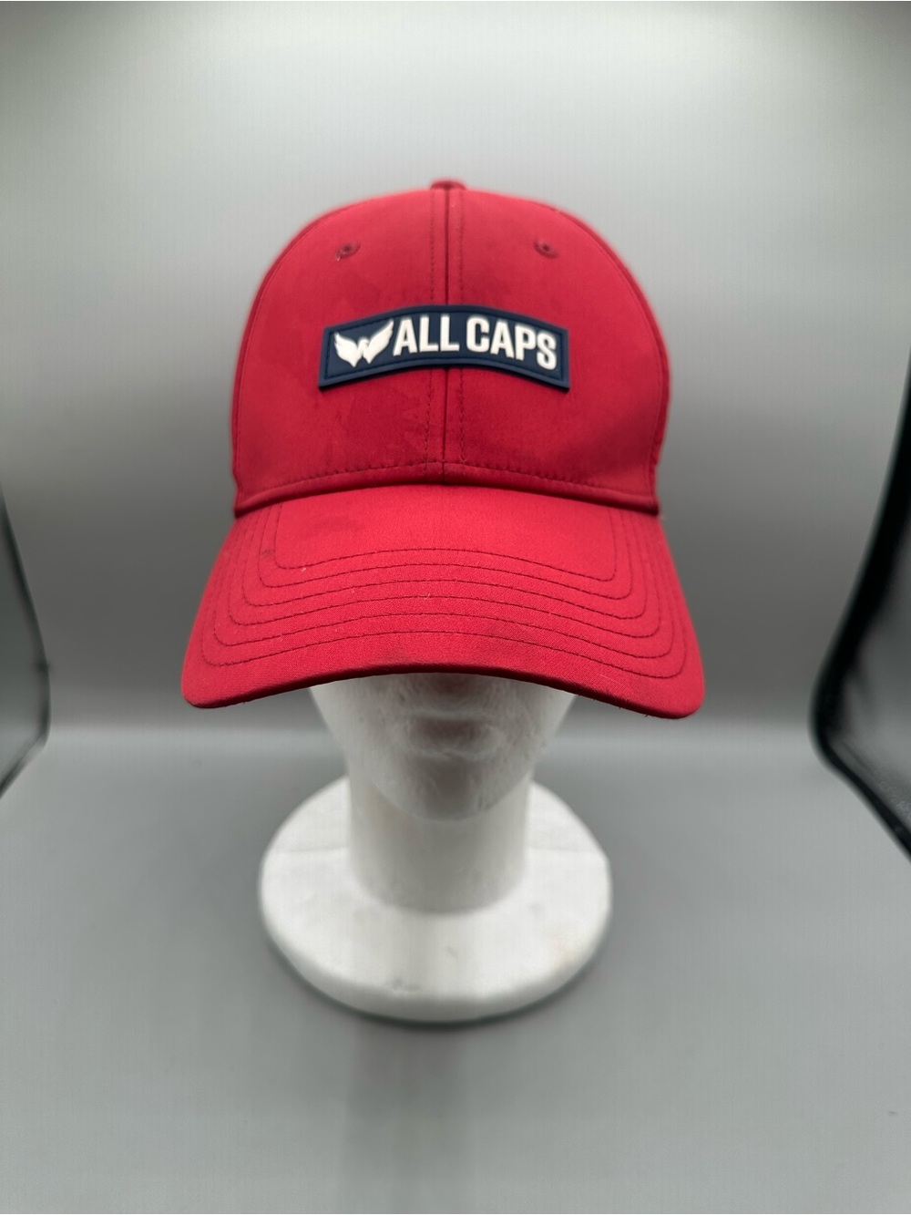 Washington Capitals Sportiqe All Caps Baseball Hat Mens OS Red